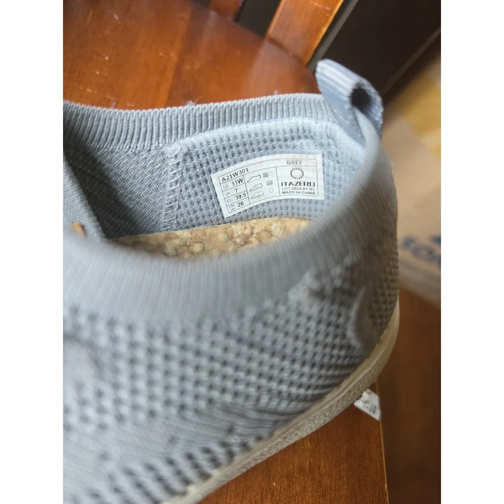 ITAZERO Wide Shoes Loafers & Slip-ons Size US 8.5 Gray